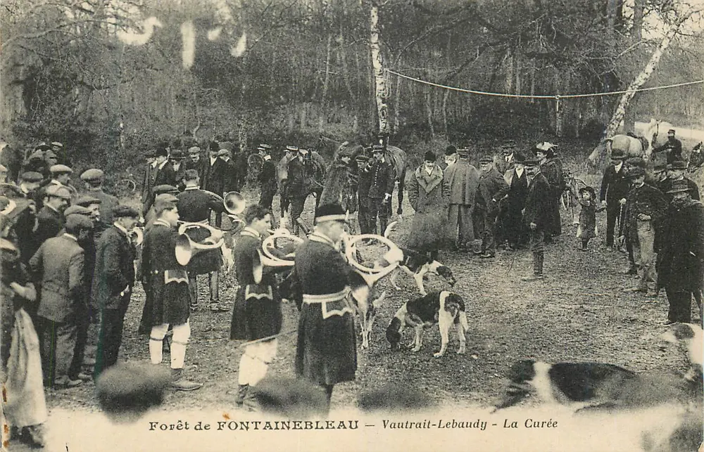Wald von FONTAINEBLEAU — Vautrait-Lebaudy — La Curée - Vorderseite